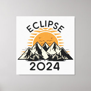 Toile Éclipse solaire totale 2024