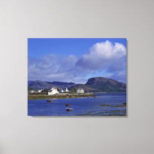 Toile Écosse, Highland, Wester Ross, Plockton.