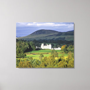 Toile Écosse, Tayside, château de Blair. Dans un champ é