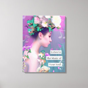 Toile Écoutez la musique de votre âme  