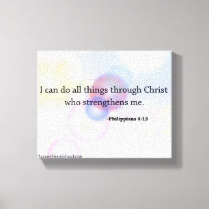 Toile Écriture biblique Inspiration