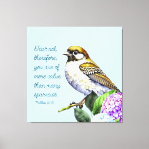 Toile Écriture Matthieu 10:31