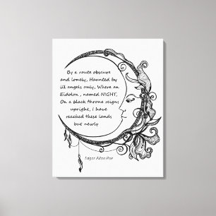 Toile Edgar Allan Poe Dreamland Dreamland