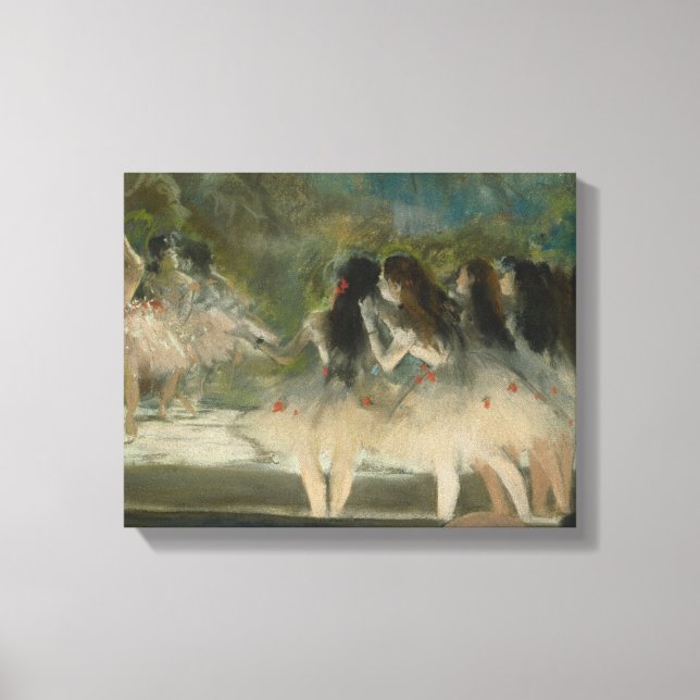 Toile Edgar Degas - Ballet à l'Opéra de Paris (Recto)