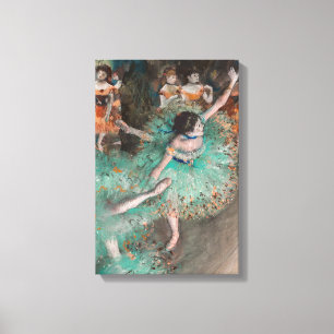 Toile Edgar Degas - Danseuse basculant / Danseuse verte