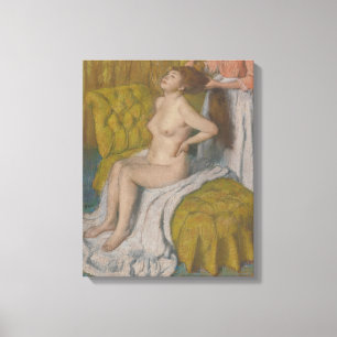 Toile Edgar Degas   Femme Qui A Les Cheveux Compilés