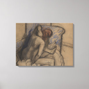 Toile Edgar Degas Femme Qui Sèche Ses Cheveux