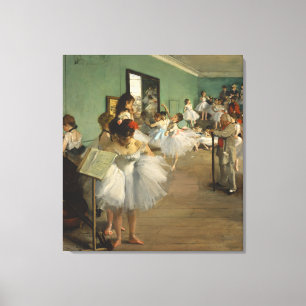 Toile EDGAR DEGAS - La classe de danse 1874