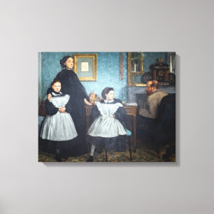Toile Edgar Degas - La Famille Bellelli