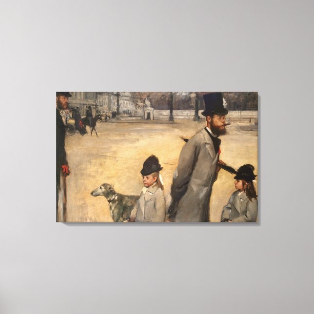 Toile Edgar Degas | Place de la Concorde, 1875 (Recto)