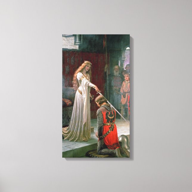 Toile Edmund Blair Leighton Accolade (Recto)