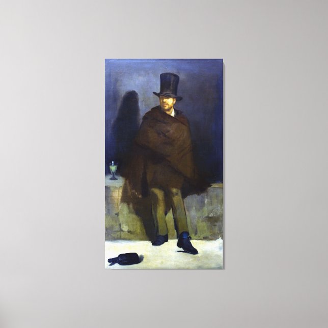Toile Edouard Manet The Absinthe Drinker (Recto)