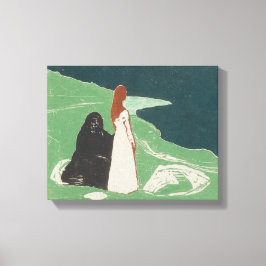 Toile Edvard Munch - Deux femmes sur le rivage