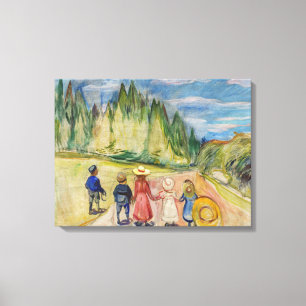 Toile Edvard Munch - La Forêt de Conte de Fées