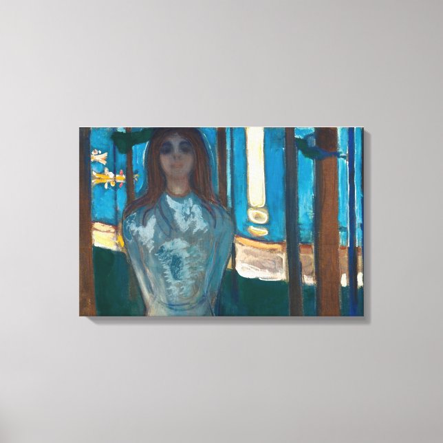 Toile Edvard Munch - La Voix, La Nuit D'Été (Recto)