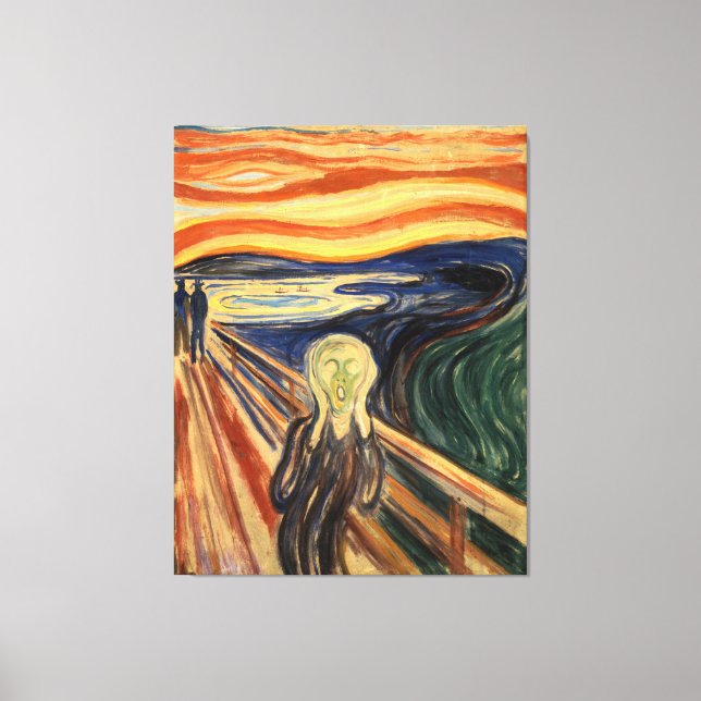 Toile Edvard Munch Le Chef-D'Oeuvre D'Art Scam Peinture (Recto)
