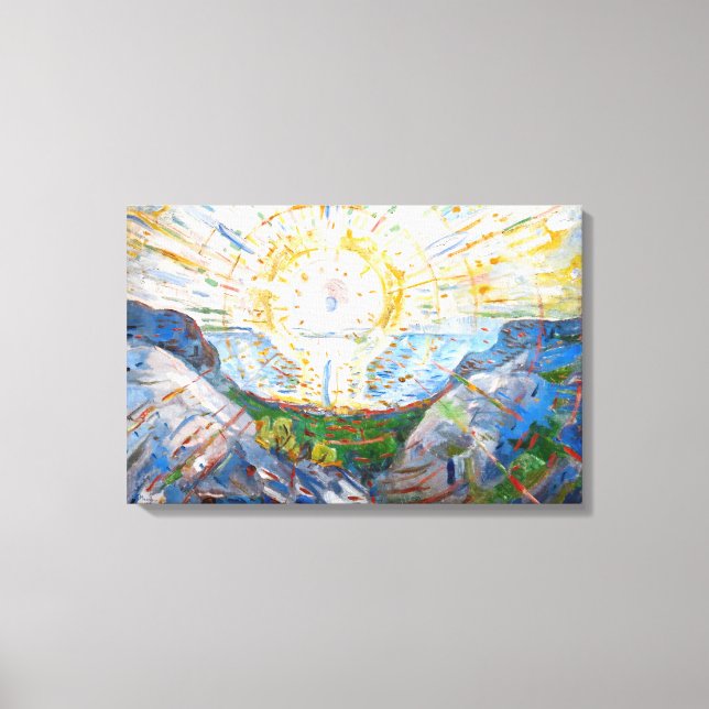 Toile Edvard Munch - Le Soleil 1912 (Recto)