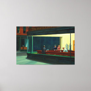 Toile Edward Hopper - Nighthawks
