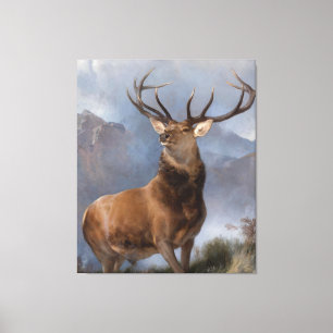 Toile Edwin Henry Landseer   Le monarque du verre