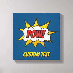 Toile Effet sonore de bande dessinée Pow