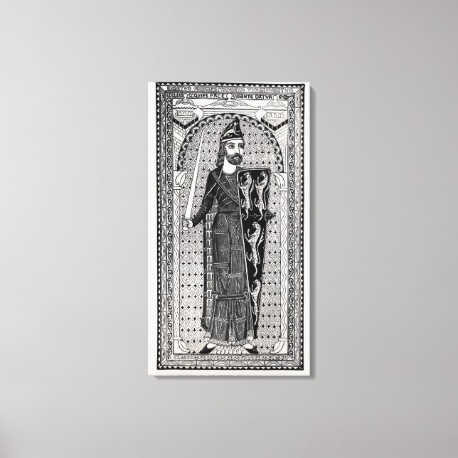 Toile Effigie de Geoffrey Plantagenet (Recto)