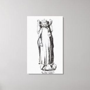 Toile Effigie d'Edouard II de cathédrale de Gloucester
