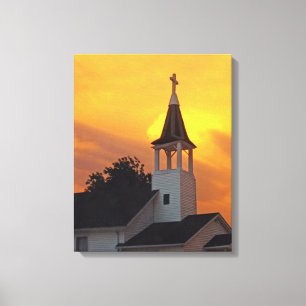 Toile Église du Pays