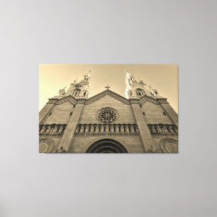Toile Église extérieure