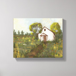 Toile Église Fleur sauvage du paysage Meadow California