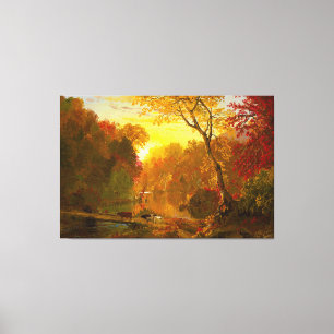 TOILE ÉGLISE FREDERIC E. - AUTOMNE EN AMÉRIQUE DU NORD 1