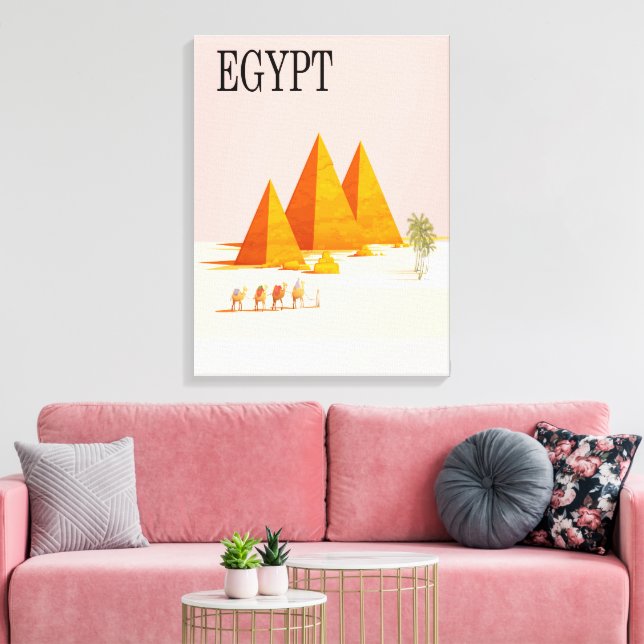 Toile Égypte Wall Art (Insitu(Salon))