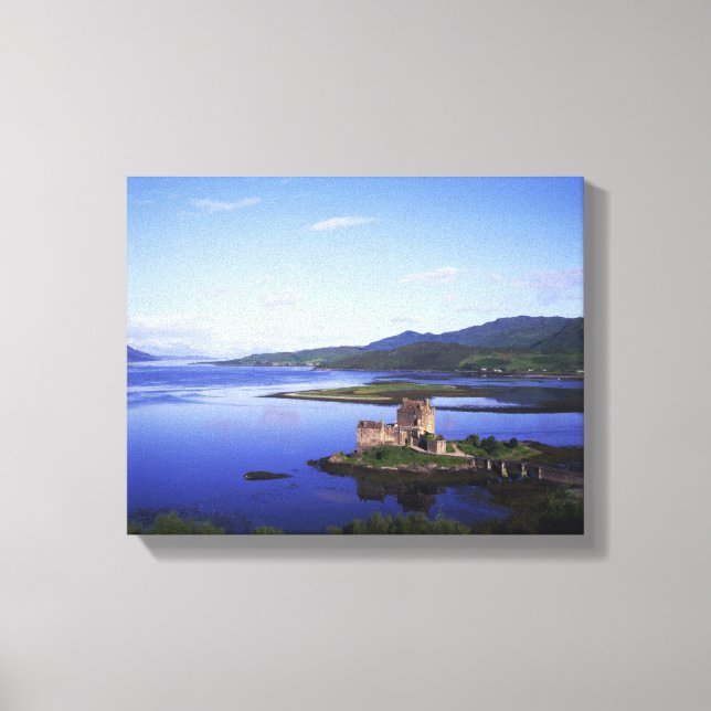 Toile Eilean Donan Castle, Dornie, Highlands, (Recto)
