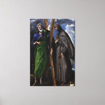 El Greco Christian Jésus Crucifixion Peinture Impr
