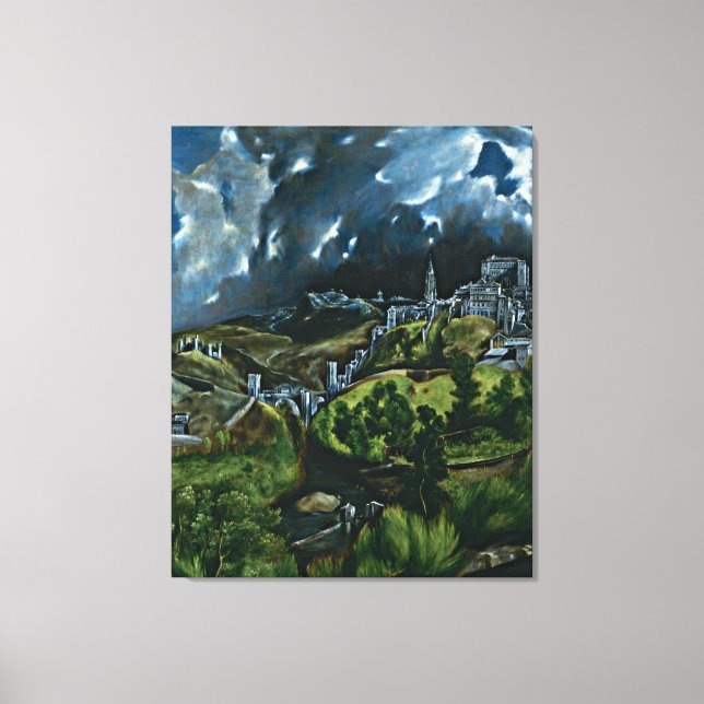 Toile El Greco - Vue de Tolède (Recto)