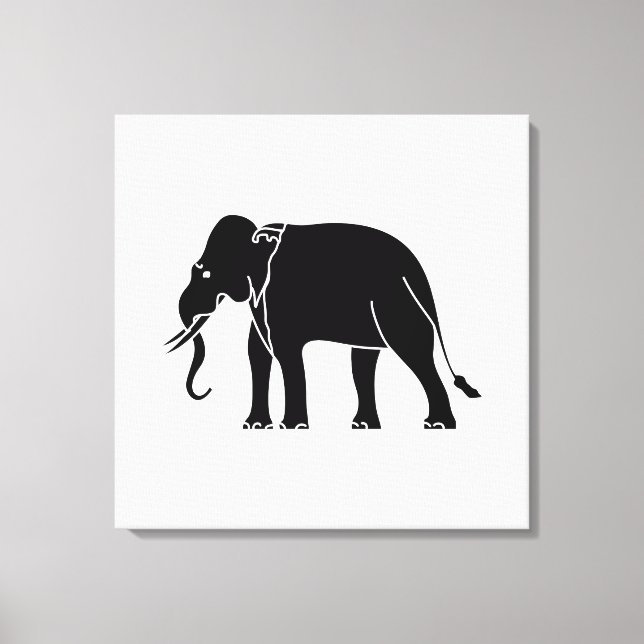 Toile Éléphant de Siamese (Recto)