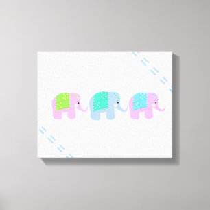 Toile Éléphants indiens géants