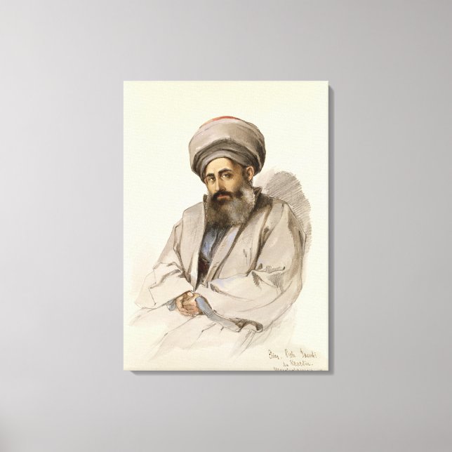 Toile Elias - Prêtre Jacobite de Mésopotamie (Recto)