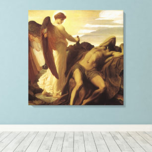 Toile Elijah en nature par Lord Frederic Leighton