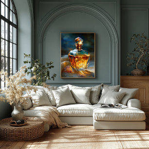 Toile Élixir de Stardust - Lumière cosmique dans une bou