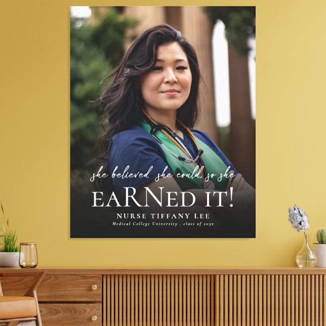 Toile Elle Croyait Qu'Elle Pourrait Infirmière En Photo (Insitu(Salon))
