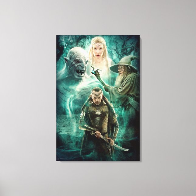 Toile ELROND™, Azog, Galadriel & Gandalf Graphic (Recto)