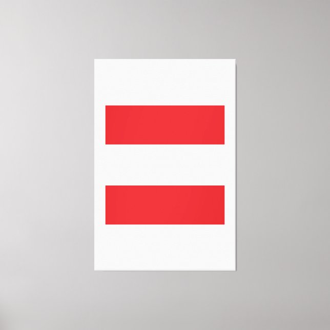 Toile Emblème d'Austria Flag (Recto)