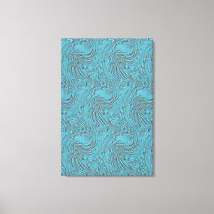 Toile Embossé En Turquoise