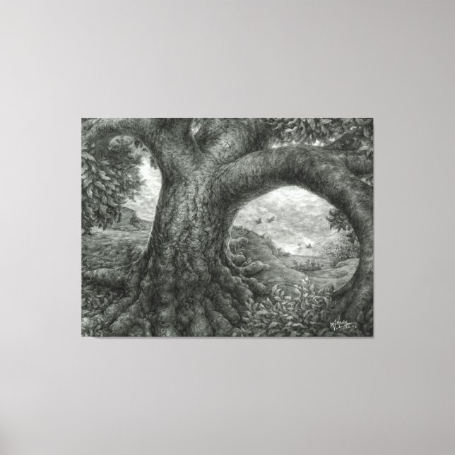 Toile Embracing Risk Tree (Recto)