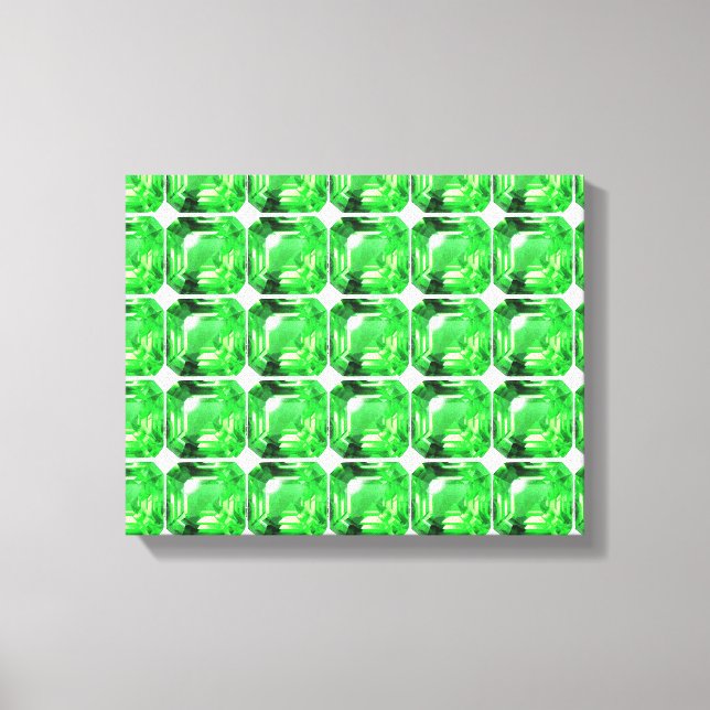 Toile Emerald, vert vif (Recto)