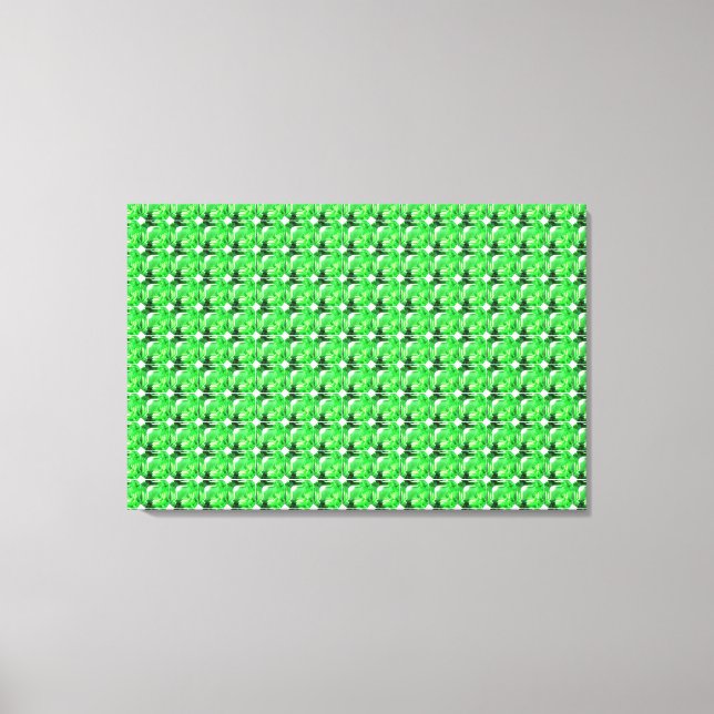 Toile Emerald, vert vif (Recto)