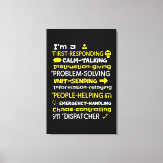Toile Emergency Dispatcher - Thin Yellow Line Dispatcher