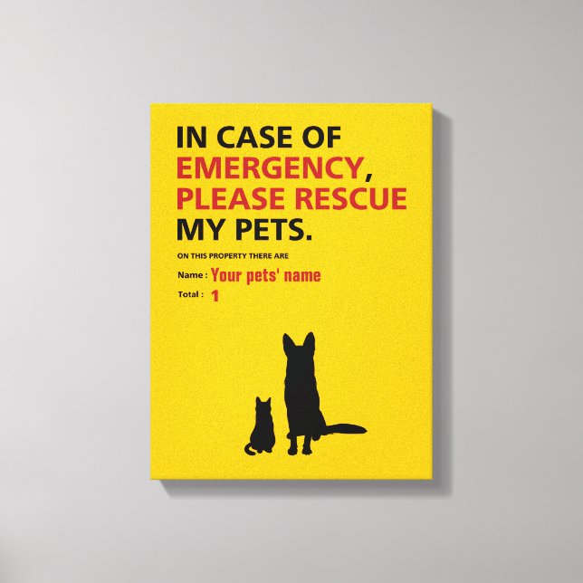 Toile Emergency Panel (dog & cat) (Recto)