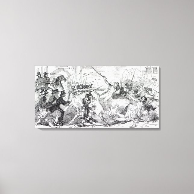 Toile Émeute de tracteur à brancher à Preston (Recto)