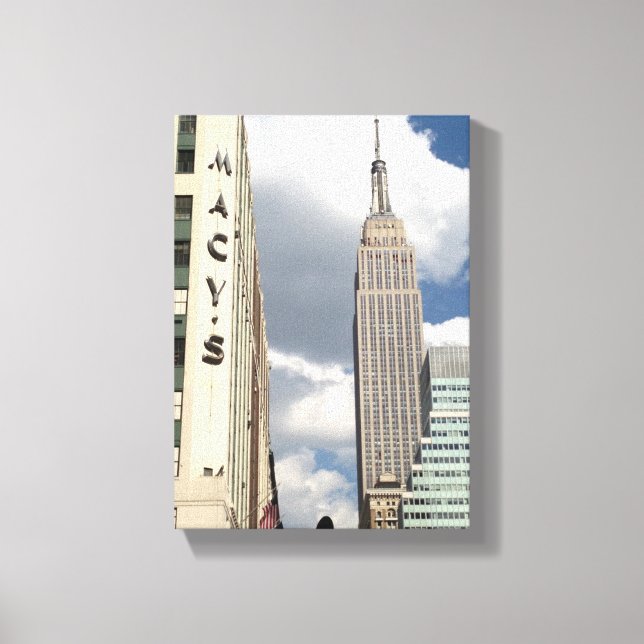 Toile Empire State Building 34th Street Manhattan NYC (Recto)